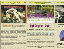 Tablet Screenshot of dinosaurstore.com